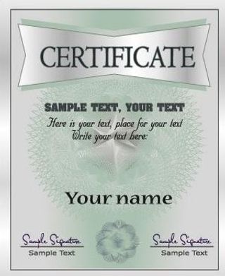 欧洲证书02矢量