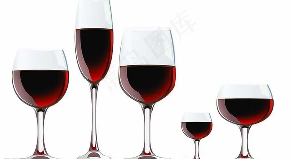 psd分层红酒酒杯图片