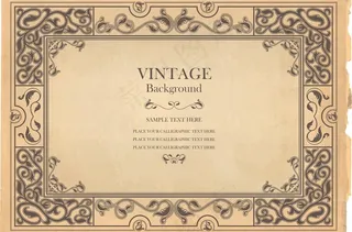 欧式花纹花边图片