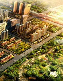 高档小区鸟瞰图图片