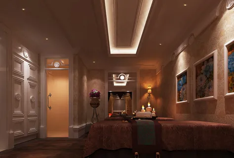 美容SPA会所贵宾间操作区设计图片