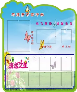 学校教室门外异形班级牌 学校教室门外异形班级牌