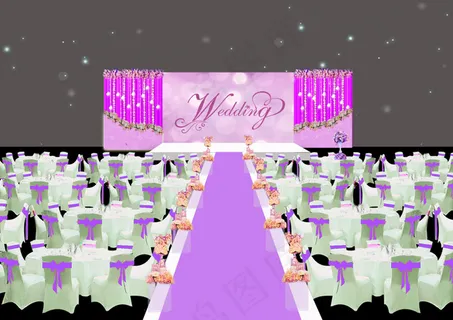 紫色婚礼