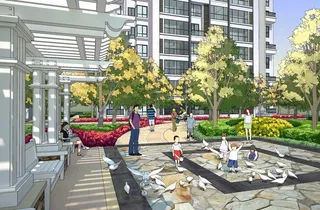 分层小区规划效果图图片