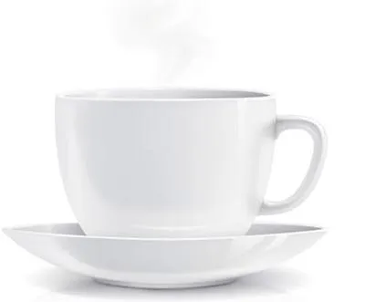 逼真白色咖啡杯矢量素材eps,ai矢量模版下载