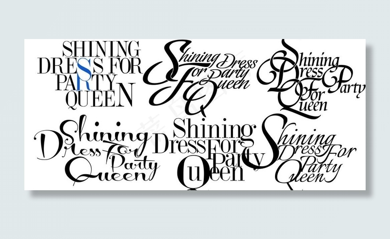 时尚字体设计 排版图片