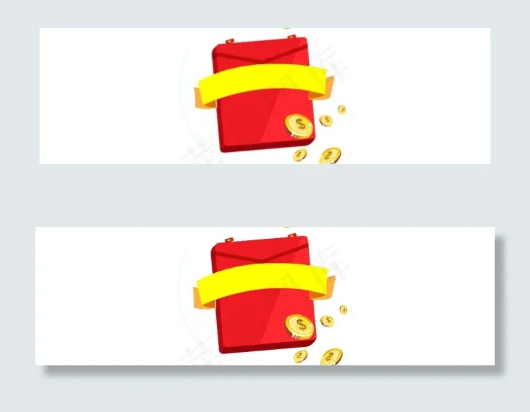 红包元素psd模版下载