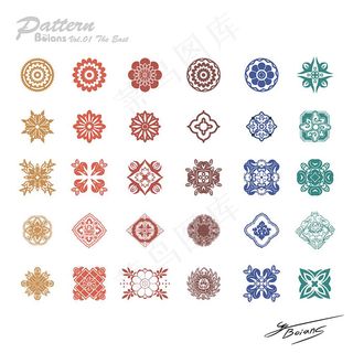 传承文化经典祥云花纹