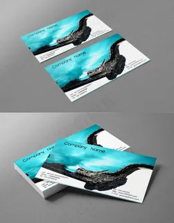 中国风名片设计模板