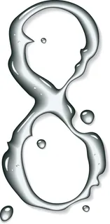 组数字水设计元素矢量图04