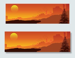 手绘卡通淘宝海报背景PSD模板