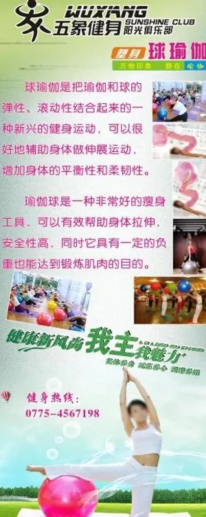 球瑜伽图片