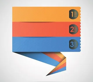 网页设计标签矢量二