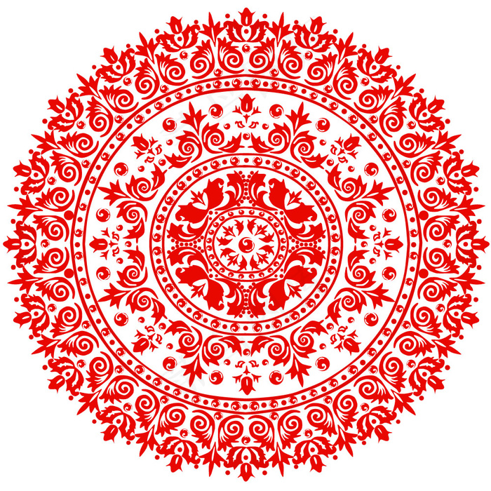古典花纹图案矢量图ai矢量模版下载