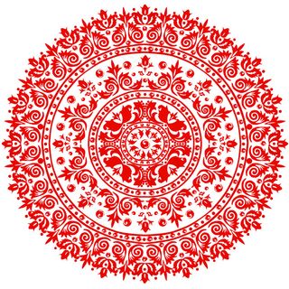 古典花纹图案矢量图