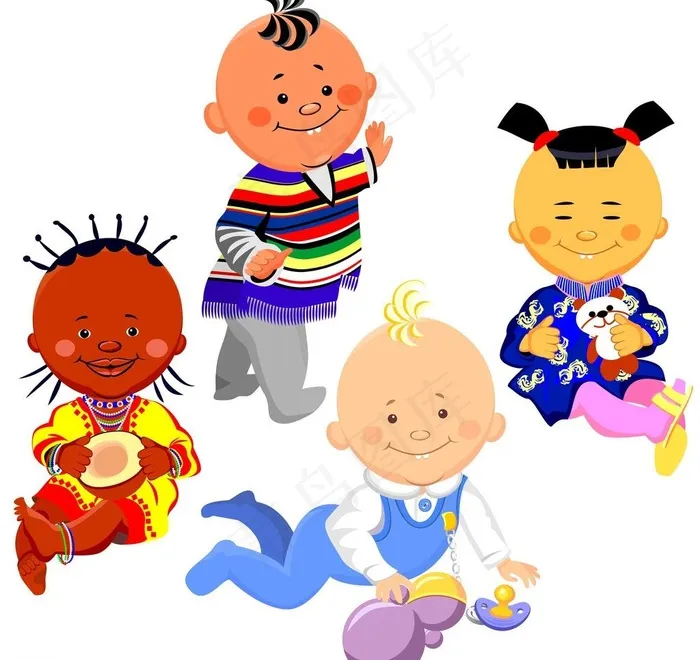 婴儿图片eps,ai矢量模版下载