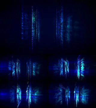 具有科幻感觉的数码空间矩阵视频素材