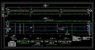 弯箱梁桥构造及配筋CAD全套设计图