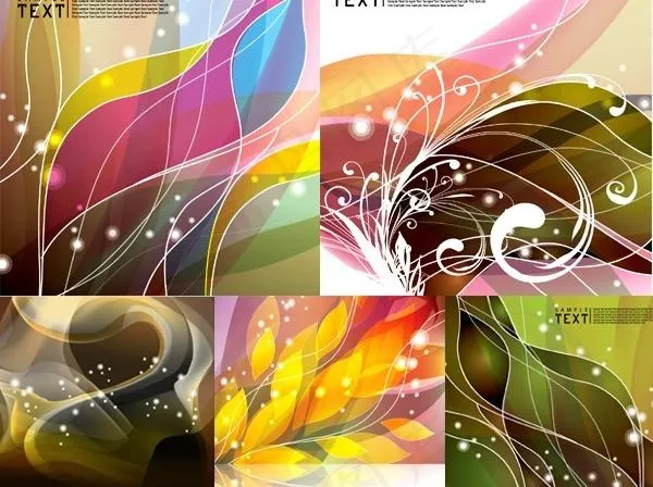 特殊的动态流动的线条背景矢量素材eps,ai矢量模版下载