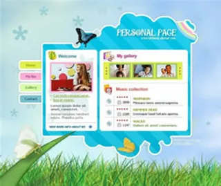 个人简历网页模板