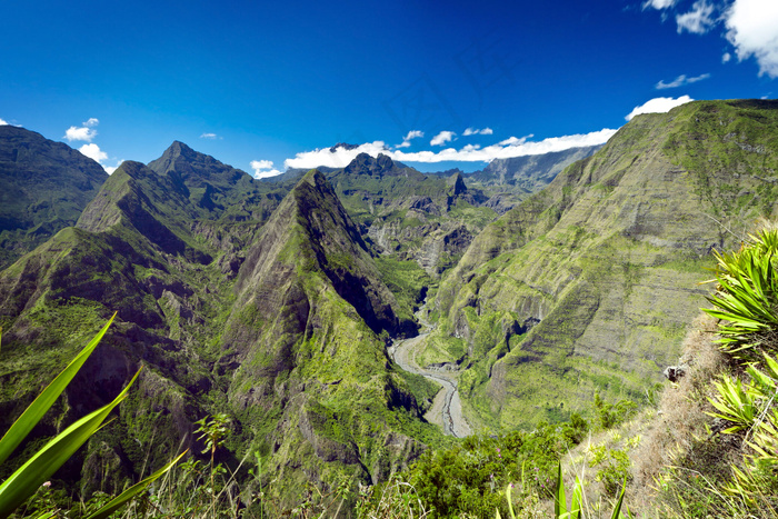 美丽山脉风景