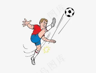 踢足球图片