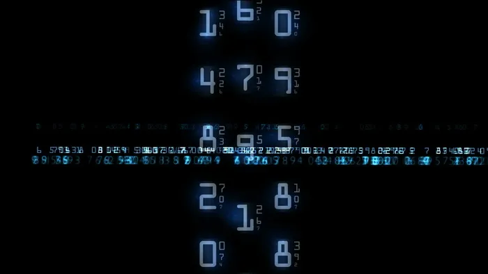 在每个数字运动背景的变化 视频免费...
