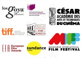 电影节LOGO标志矢量图 AI