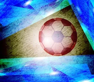 动感幻彩足球背景图片