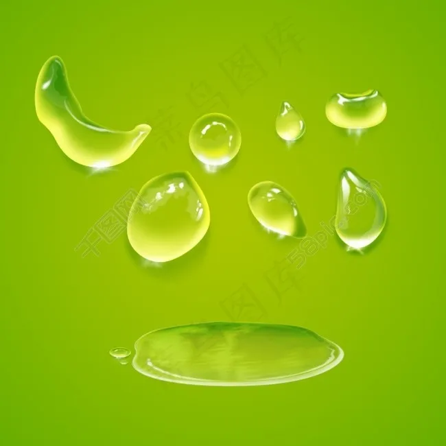 水珠 水滴psd模版下载