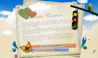 韩国怀旧风格海报psd分层模板图片