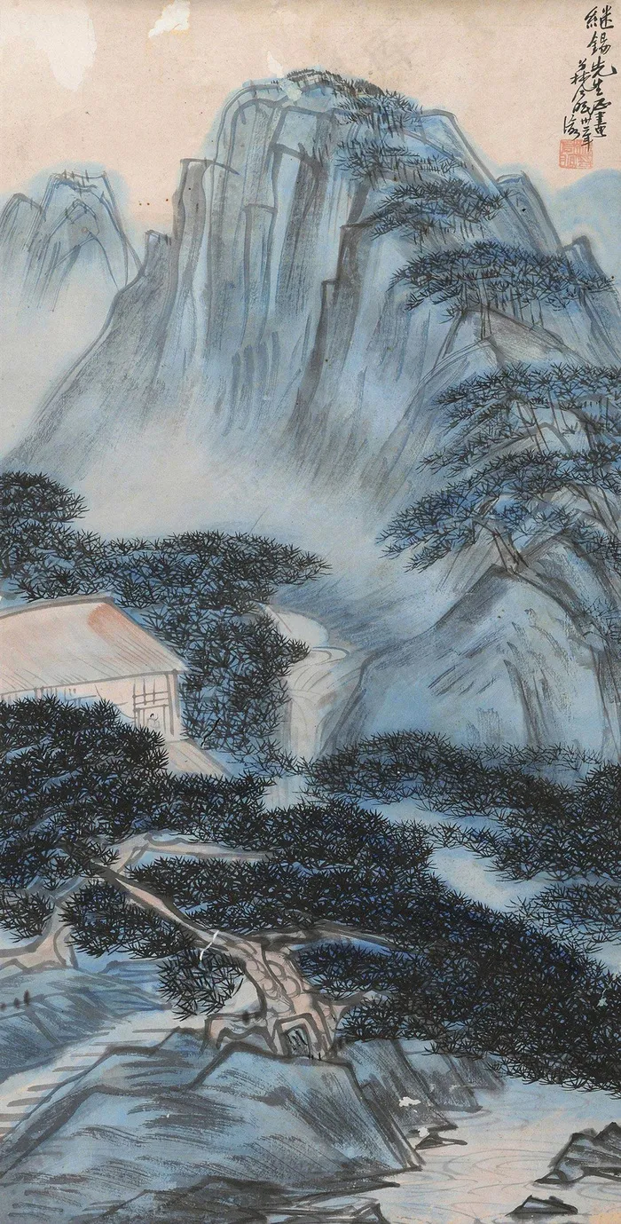 松风幽林图片