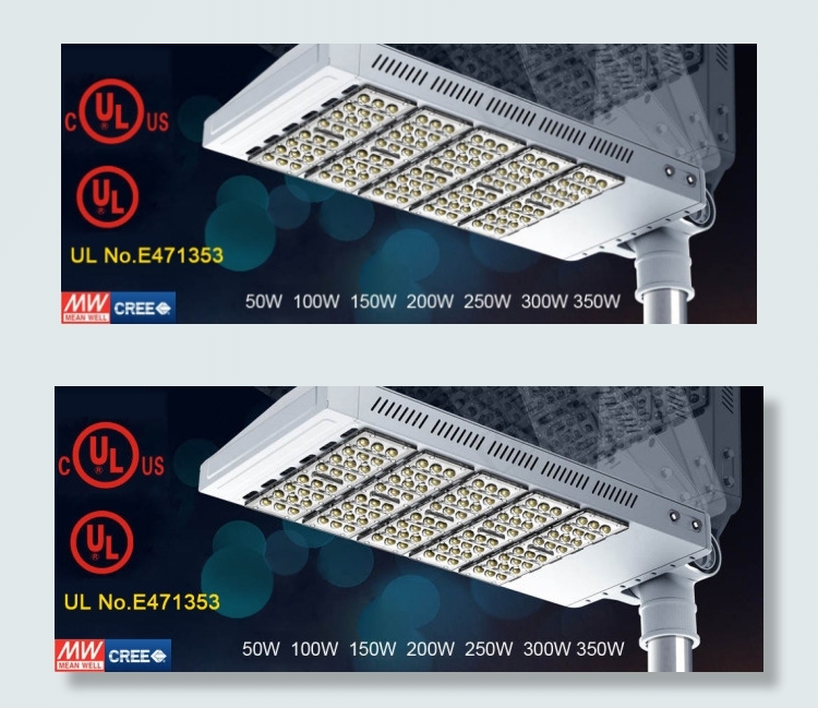 UL CUL LED 路灯psd模版下载