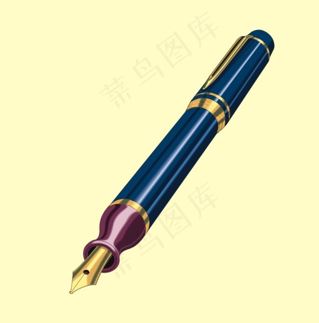 钢笔cdr矢量模版下载