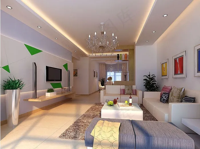 电视背景墙装修设计效果图