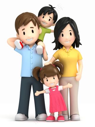 幸福家庭图片