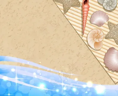 夏天旅游度假背景图片