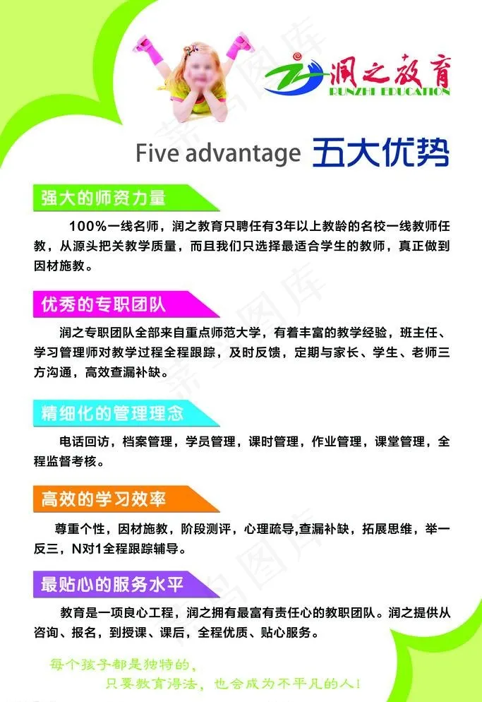 教育培训psd模版下载