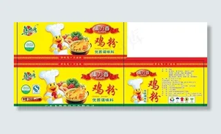 鸡精箱包装图片
