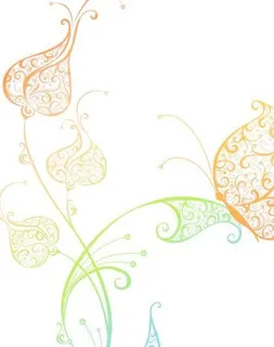 漂亮的蝴蝶花纹