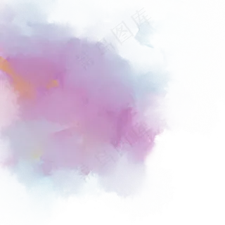 典雅紫色水粉水纹晕染底纹颜色背,免抠元素