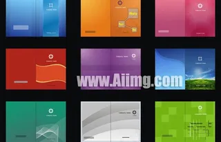 简约风格封面素材