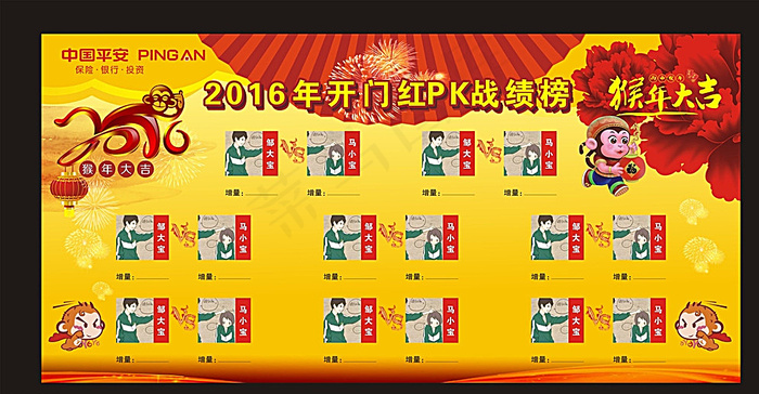 业绩PK榜图片