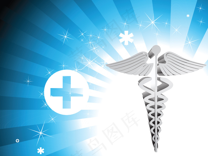 闪亮的医用射线背景