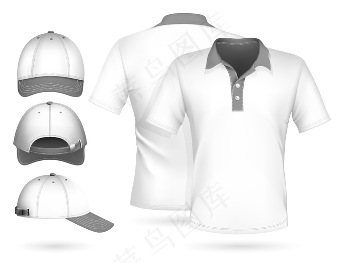 精美上衣模版09-矢量素材