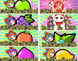 水果卡通吊牌图片