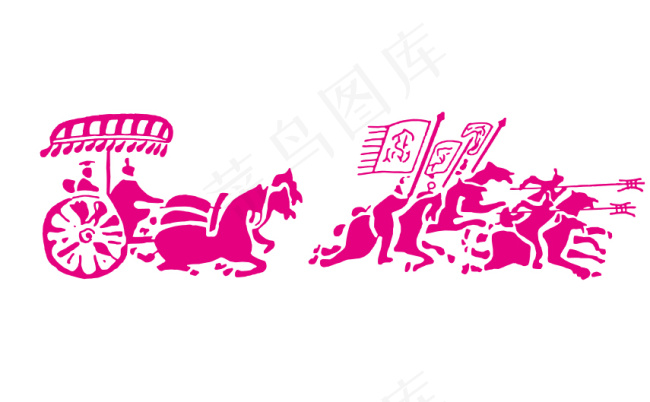 瓦当图案cdr矢量模版下载