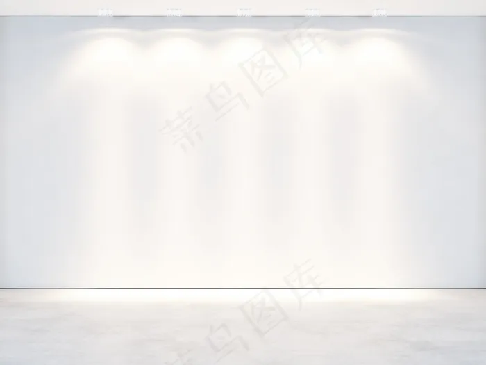 白色射灯背景墙
