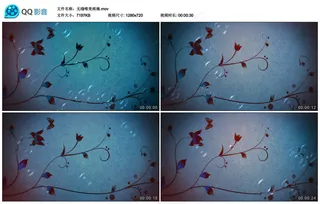 唯美无缝循环唯美下雨视频素材