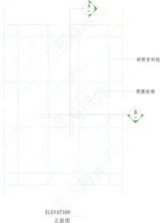15套幕墙详细cad施工设计图纸